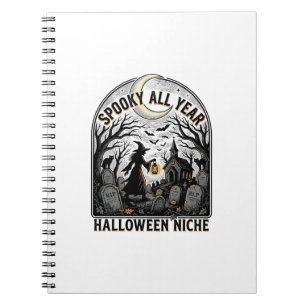Cuaderno Camiseta de Halloween todos los días Diseño espelu