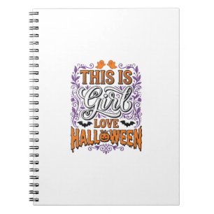 Cuaderno Camiseta de Halloween Vintage Lindo Espeluznante A
