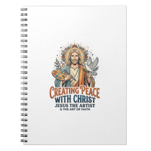 Cuaderno Camiseta de hobby de acuarela de Jesús Fe inspirad