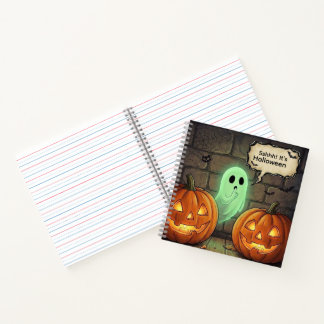 Cuaderno Camiseta de hombre ¡Sshhh es ! Halloween