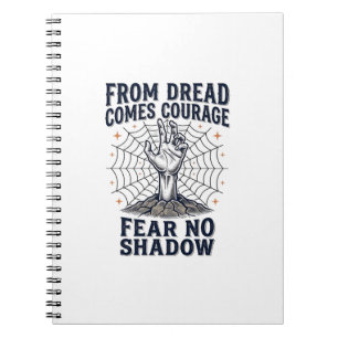 Cuaderno Camiseta de Motivación de Terror con Frase de Cora