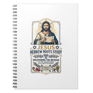 Cuaderno Camiseta de nerd de idiomas bíblicos hebreos grieg