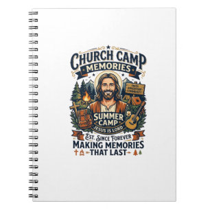 Cuaderno Camiseta de nostalgia de VBS de la Iglesia de Jesú