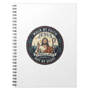 Cuaderno Camiseta de tendencia de cafe Jesus Matcha gráfico