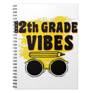 Cuaderno Camiseta de Vibraciones de 12º Grado De vuelta al