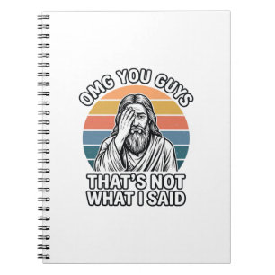 Cuaderno Camiseta divertida con cita retro de Facepalm grab