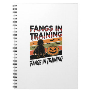 Cuaderno Camiseta Divertida de Halloween de Vampiro con Col