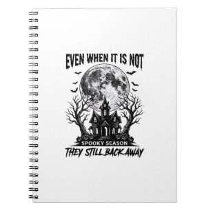 Cuaderno Camiseta Divertida de Halloween Diseño de Temporad