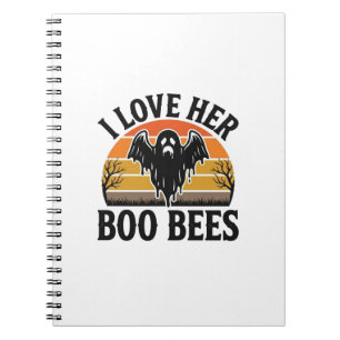 Cuaderno Camiseta divertida de Halloween vintage con abeja 
