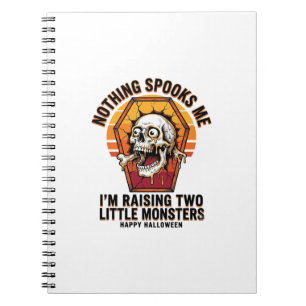 Cuaderno Camiseta Divertida de Mamá de Halloween para Padre