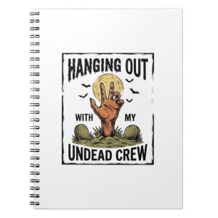 Cuaderno Camiseta Divertida de Zombie para Fans de Terror V