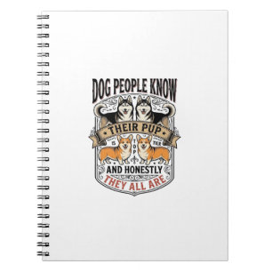 Cuaderno Camiseta divertida para amantes de perros con deba