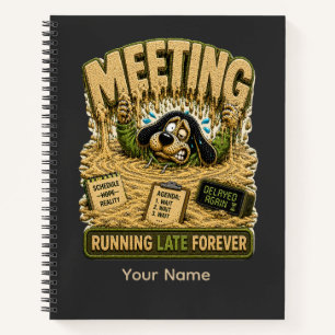 Cuaderno Camiseta divertida personalizada 'Laberinto de reu