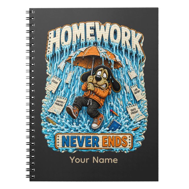 Cuaderno Camiseta divertida personalizada para profesores:  (Frente)