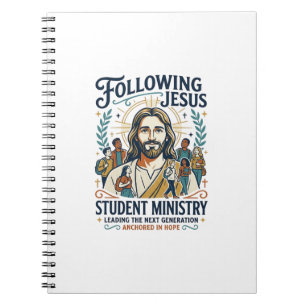 Cuaderno Camiseta estilo campamento juvenil Jesus Church Me