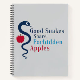 Cuaderno Camiseta Good Snakes Share Forbidden Apples