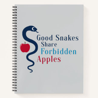 Cuaderno Camiseta Good Snakes Share Forbidden Apples