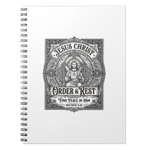 Cuaderno Camiseta Gráfica Cristiana Jesús Declutter Limpia