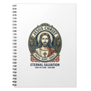Cuaderno Camiseta gráfica de aseo masculino de Jesús Barber