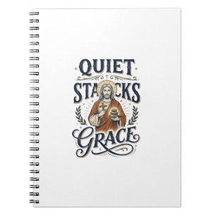 Cuaderno Camiseta Gráfica de Jesús Bibliotecario Arte Crist