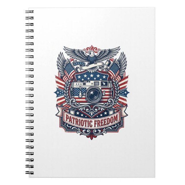 Cuaderno Camiseta gráfica vectorial de amante de cámara de  (Frente)
