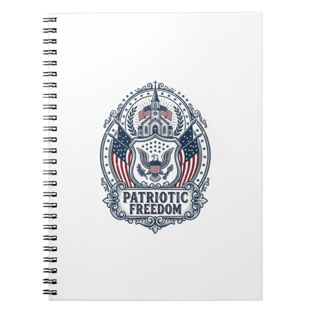 Cuaderno Camiseta gráfica vectorial de campamento de iglesi (Frente)