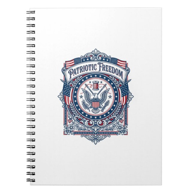 Cuaderno Camiseta gráfica vectorial de círculo de costura p (Frente)