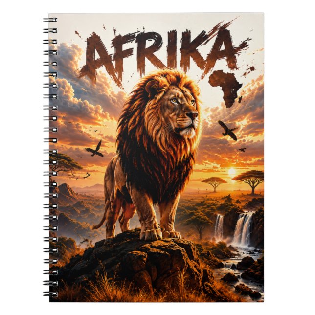 Cuaderno Camiseta Majestuoso León (Frente)