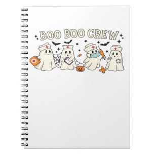 Cuaderno Camiseta oversize Boo Boo Crew Ghost Nurse