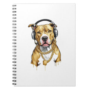 Cuaderno Camiseta Pitbull estilo urbano
