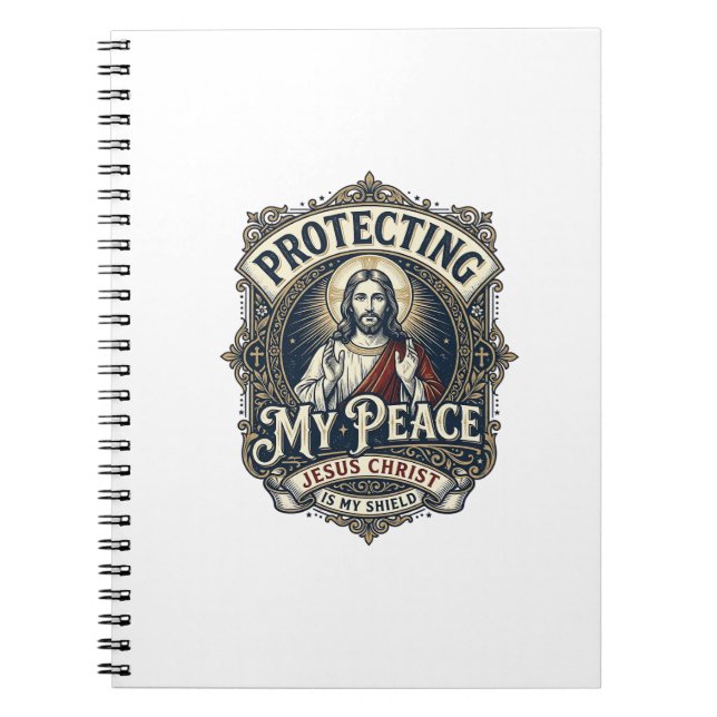 Cuaderno Camiseta Respeto Propio Límites Jesús Fe Basada De (Frente)