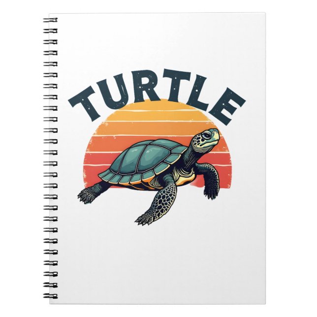Cuaderno Camiseta Retro Tortuga (Frente)