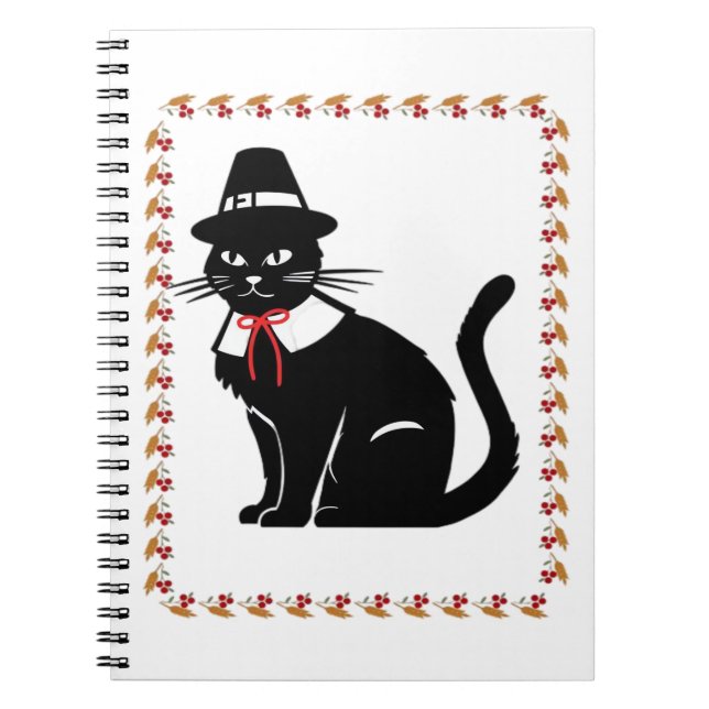 Cuaderno Camiseta sobredimensionada para peregrino Cat (Frente)