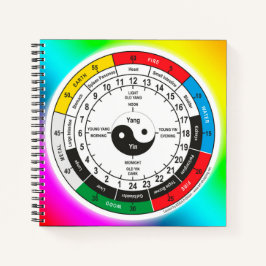Cuaderno Camiseta Tradicional De Clock De Medicina China Sh