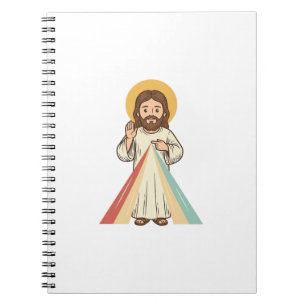 Cuaderno Camiseta Vectorial de Bendición Religiosa Vintage_