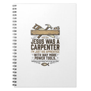 Cuaderno Camiseta Vintage Aprendiz Carpintero Jesús Maderer