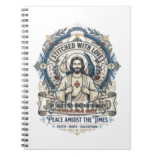 Cuaderno Camiseta vintage de escatología profética de Jesús