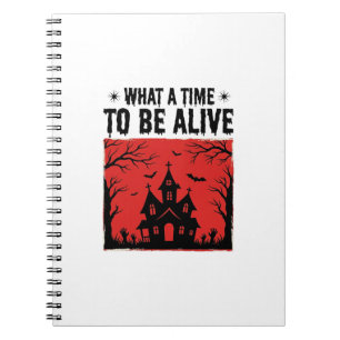 Cuaderno Camiseta Vintage Halloween Haunted House What A Ti