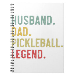 Cuaderno Camiseta Vintage Hombre Esposo Papá Leyenda Pickle