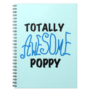 Cuaderno Camisetas de amapola y GIfts totalmente asombrosos