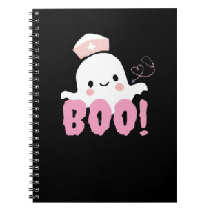 Cuaderno Camisetas de enfermera de Halloween para mujeres B
