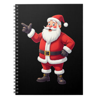 Cuaderno Camisetas de Navidad para niños Dabbing Santa Xmas