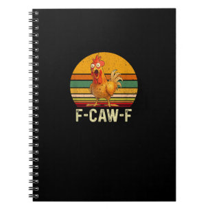 Cuaderno Camisetas Divertidas de Pollo F-Caw-F F-Caw-F Poll