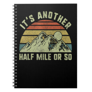 Cuaderno Camisetas vintage de senderismo para hombres Monta
