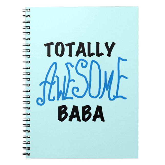 Cuaderno Camisetas y regalos de Baba totalmente asombrosos (Frente)