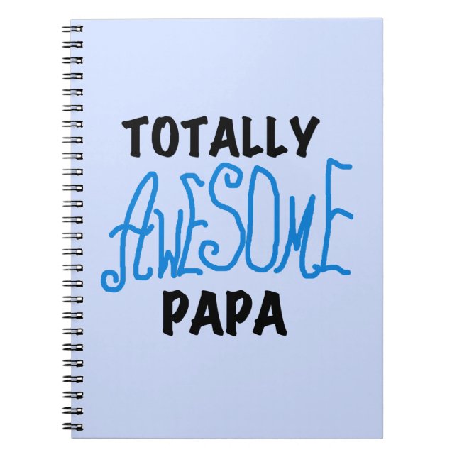 Cuaderno Camisetas y regalos de papá totalmente asombrosos (Frente)