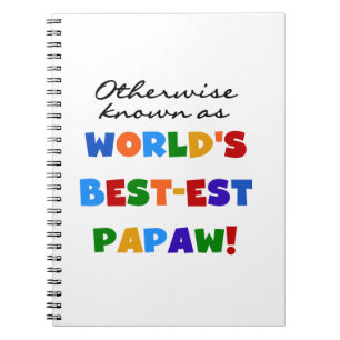 Cuaderno Camisetas y regalos más conocidos de Papaw