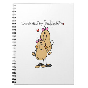 Cuaderno Camisetas y regalos Me encanta mi nieta