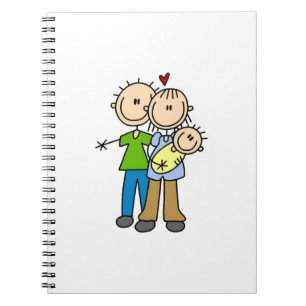 Cuaderno Camisetas y regalos para nuevos padres y bebés