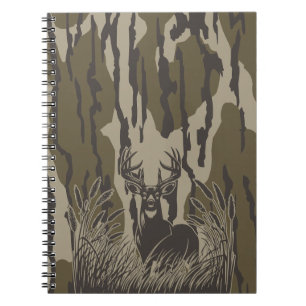 Cuaderno Camo de caza de cebada de camo blanco